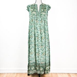 EUC Spell Folksong House Dress, Sage